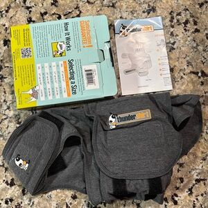 Thundershirt Solid Gray Dog Anxiety Solution